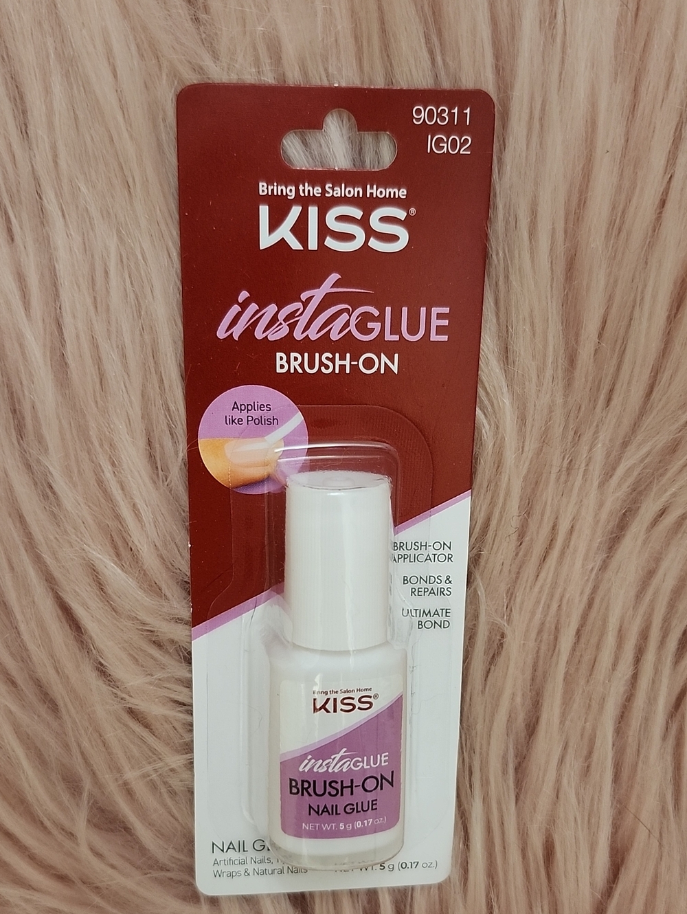 Brand New KISS InstaGLUE Brush-On Nail Glue